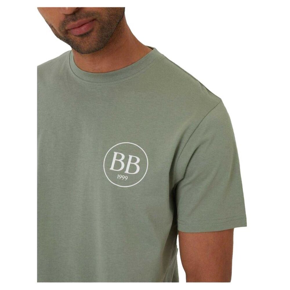 Threadbare Mens Rune Regular T-Shirt / Sage - Picture 3 of 4